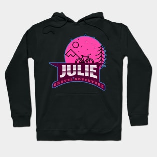 Julie Gravel adventure for a gravel grinder Hoodie